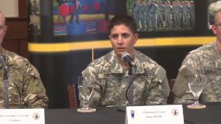 First Women to Graduate Army Ranger School Discuss Experience [upl. by Fulmis]