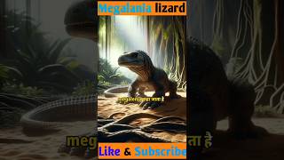 Megalania lizard 🦎 lltranding facts viralshorts [upl. by Kruse]