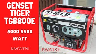 GENERATOR SET  GENSET TIGER 8800 5000WATT [upl. by Converse912]