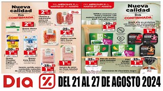 🆕 DIA  FOLLETO  SUPER DIA  OFERTAS Supermercado DIA  Folleto DIA 21 DE AGOSTO 2024 😎 [upl. by Yelsiap]