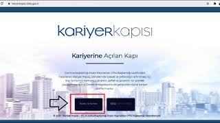 EDEVLET KARİYER KAPISI KAMU İŞE ALIM BAŞVURUSU NASIL YAPILIR 07052021 [upl. by Wiltsey]