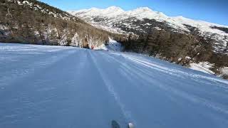 Serre chevalier piste noire Casse du boeuf [upl. by Adnwahsar482]