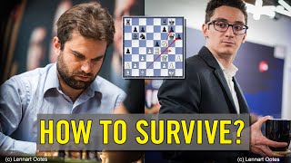 How do you survive  Fabiano Caruana vs Sam Shankland  US Championship 2023 [upl. by Dej]