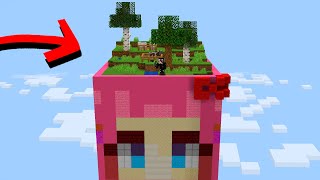 Sobreviví en Un Chunk de CHICA en Minecraft [upl. by Ellenuahs435]