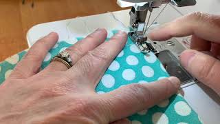 How to use an overlock foot [upl. by Sana]