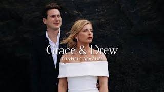 Tunnels Beaches Wedding Film  Grace amp Drew  North Devon  2023 [upl. by Ahsyekal925]