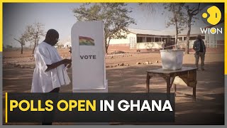 Polls Open in General Election in Ghana Amid Economic Crisis  World News  WION [upl. by Nohsreg]