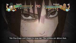 NARUTO SHIPPUDEN ULTIMATE NINJA STORM 3 walkthrough Part3 The 5 Kage summit Sasuke vs the Raikage [upl. by Narad]