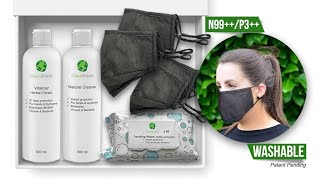 Corona Virus Survival Aid Box with N99P3 Face Masks [upl. by Sarena810]