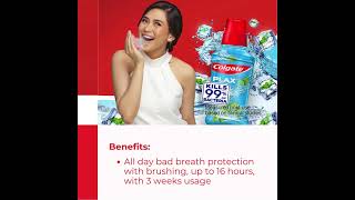 Colgate Plax Antibacterial Mouthwash Peppermint Fresh shorts [upl. by May]