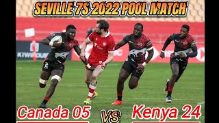 Kenya vs Canada 7s Seville 7s 2022  FULL MATCH RUGBY 7S REPLAY HSBC Rugby Seven Series Pool Games [upl. by Hutchison476]