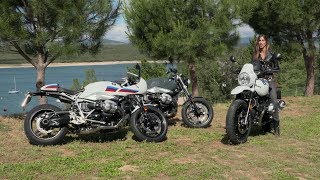 Probamos la BMW R Nine T en sus tres versiones Racer Pure y GS  Centímetros Cúbicos [upl. by Oiramat283]