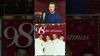 5 Second music REVIEWS  98 Degrees This Is Christmas music review shorts comedy absurd fyp [upl. by Orvas]