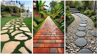 Top 45  Modern Walkways Designs 2024  Latest Paver ideas design garden home [upl. by Lehmann]