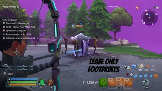 Leave only Footprints  Fortnite Stonewood Questline Tutorial [upl. by Sueddaht]