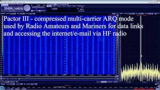 Sounds of HF Radio  Digital Modes and other Unusual Sounds [upl. by Solraced]