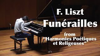 F Liszt Funérailles S1737 from “Harmonies Poétiques et Religeuses”  Juan Barahona piano [upl. by Aurlie]