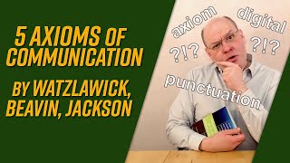 The 5 Axioms of Communication by Watzlawick Beavin and Jackson [upl. by Suhpoelc]