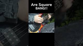 Are Square  BANG Intro Cover bass slap aresquare [upl. by Aryahay175]