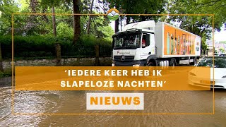 Wateroverlast in Meerssen Iedere keer slapeloze nachten [upl. by Rosati]