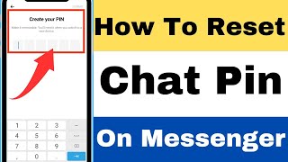 How To Reset Chat Pin On Messenger  Reset End to End Encrypted Chat Pin [upl. by Aidahs]