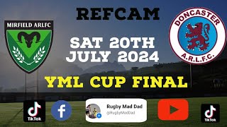 Mirfield v Doncaster Toll Bar  YML Cup Final  Abandoned  Guest RefCam [upl. by Anaik6]