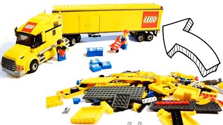 Building LEGO City LEGO Truck 3221 [upl. by Hnad]