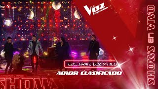 Francisco Luz Nicolás y Ezequiel  “Amor clasificado”  La gran final – La Voz Argentina 2021 [upl. by Enniotna]