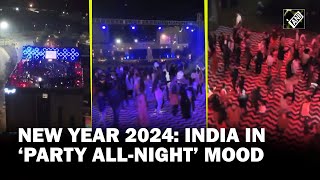 2024  India seems to be in ‘Party allnight mood’ as welcomes new year [upl. by Vahe]