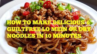 HOW TO MAKE LOW CARB NOODLES WITH PORK [upl. by Bertie64]