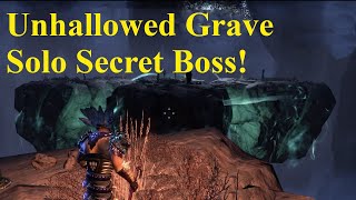 ESO Unhallowed Grave Solo Secret Boss [upl. by Anum]