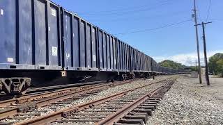 Monongahela leading trash train into Conway [upl. by Ping]