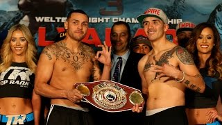 HBO Boxing News Alvarado vs Rios 3 WeighIn [upl. by Renell942]