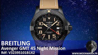 Revue et Test de la montre Breitling Avenger GMT Night Mission 😍 La meilleure Toolwatch de Breitling [upl. by Gurtner]