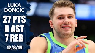 Luka Doncic passes Michael Jordan in consecutive 2055 games vs Kings  201920 NBA Highlights [upl. by Ylrrad691]