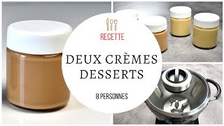 Deux crèmes desserts facile  Recette au Cook Expert MAGIMIX [upl. by Halland]