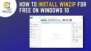 How to Install WinZip for Free on Windows 10 [upl. by Demeyer836]