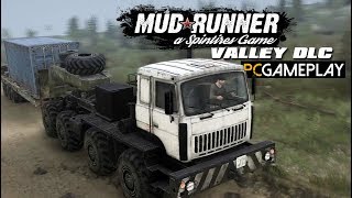 Spintires MudRunner  The Valley Gameplay PC HD [upl. by Nolad]