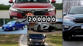 5 Cars Proven to Get to 200000 Miles  Consumer Reports [upl. by Ikim]