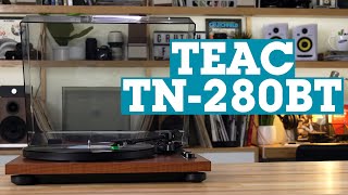 TEAC TN280BT beltdriven turntable with Bluetooth  Crutchfield [upl. by Newman480]