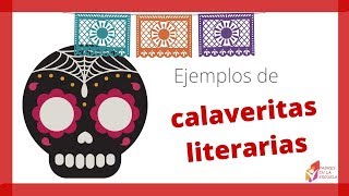 Ejemplos de calaveritas literarias 💀 [upl. by Uhej]