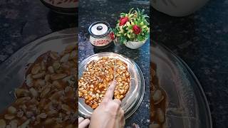 Gajak only 2 ingredients peanut chikki foodpoojaberwal [upl. by Scharaga21]