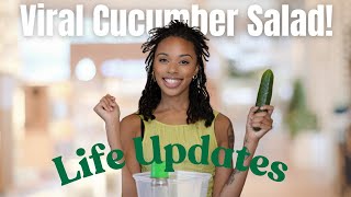 WHAT HAPPENED TO TAYPANCAKES  TikTok Cucumber Salad Making  Life Update [upl. by Charlton]