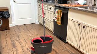 O Cedar EasyWring Microfiber Spin Mop Review [upl. by Moir]