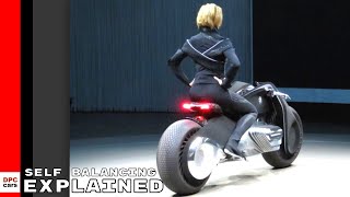 Self Balancing Autonomous BMW Motorrad Motorcycle Explained [upl. by Loy]