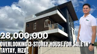 House Tour 41  Corner Unit w wide view of Laguna de Bay for Sale in Taytay Rizal [upl. by Cissy523]