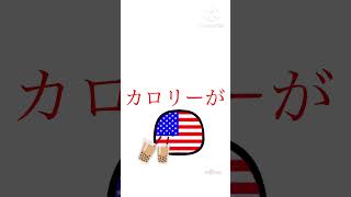 カロリーがある食べ物なんてない？ ポーランドボール countryballs [upl. by Anuhsal]