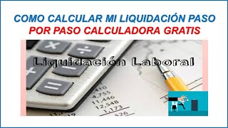 COMO CALCULAR UNA LIQUIDACIÓN 2024 [upl. by Aryek]