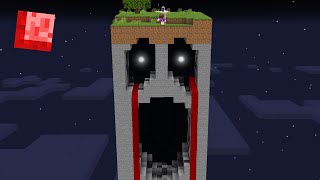 Minecraft But Its One Nightmare Chunk [upl. by Depoliti]