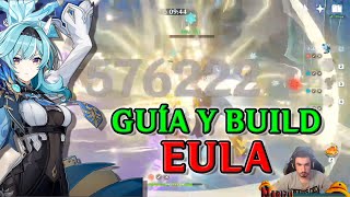 EULA GUÍA Y BUILD  PEGANDO 500K SIENDO F2P  Genshin Impact [upl. by Lucita507]